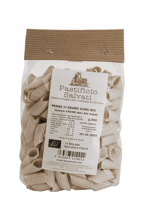 Penne di grano duro Bio