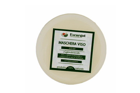 Maschera viso rigenerante alla bava di lumaca