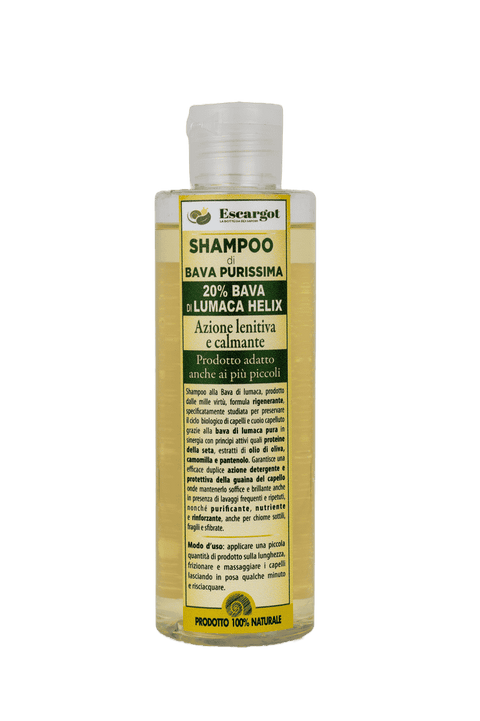 Shampoo alla bava di lumaca